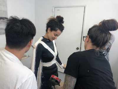 Photos: Kangana Ranaut gets measured for prosthetics for Thalaivi