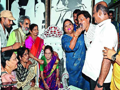 Leelavathi felicitated