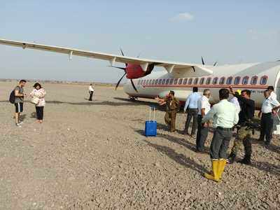 Alliance Air with 42 Passengers on board overshoots runway at Shirdi Airport, no injuries reported