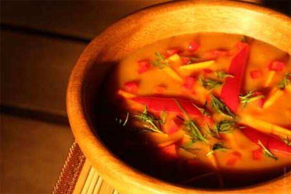 Healthy recipe: Soup with red lentil