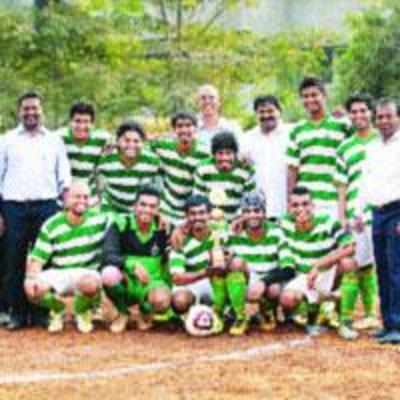 Kharghar team claims title at soccer fiesta
