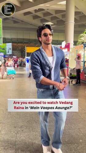 Vedang Raina&rsquo;s Stylish Airport Appearance