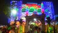 Visakhapatnam: Several city mosques decorated on the eve of Eid-ul-fitr 