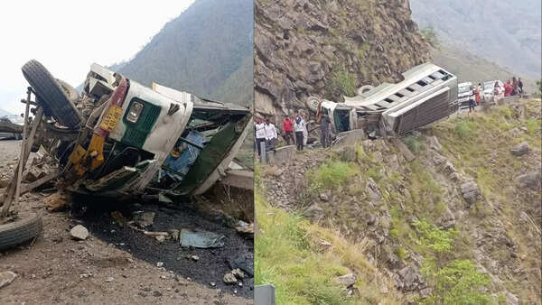 4 dead, 3 injured as Himachal Pradesh roadways bus rolls down hill in Shimla