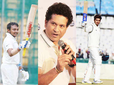 Prithvi Shaw and Shubman Gill have a lot of potential, they should enjoy their cricket: Sachin Tendulkar