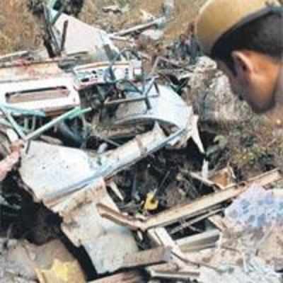 45 killed as bus plunges into gorge near Shimla