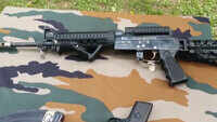 J&K Police recover M16 rifles, pistols in Uri 