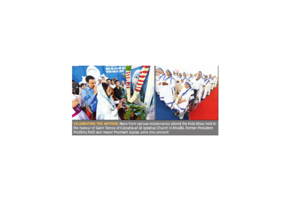 Faithful fondly recount Saint Teresa's love as Mother