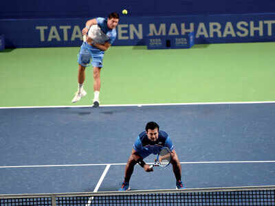 Leander Paes and Australian partner served out in Quarter Finals at Pune