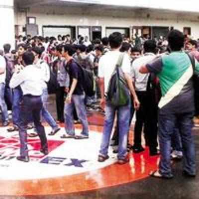 No loo breaks, gates locked at engg college