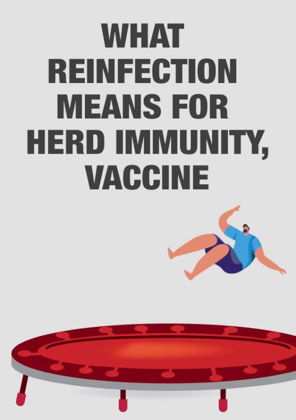 What reinfection means for herd immunity, vaccine