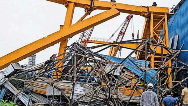 5 dead, 12 injured in crane collapse in Telangana’s Mahalingapuram