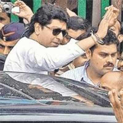 Chaos as president visits city, Raj appears in court