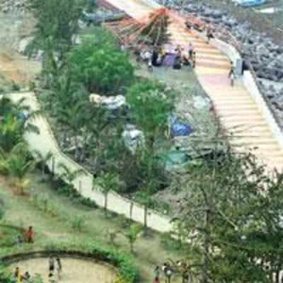 Cuffe Parade seafront stretch freed of shanties