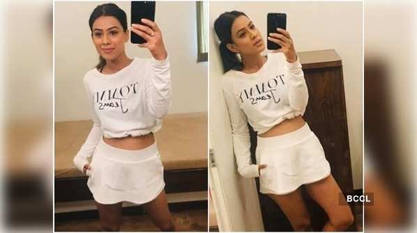 ​Nia Sharma flaunts her curves in hot pants; see pics