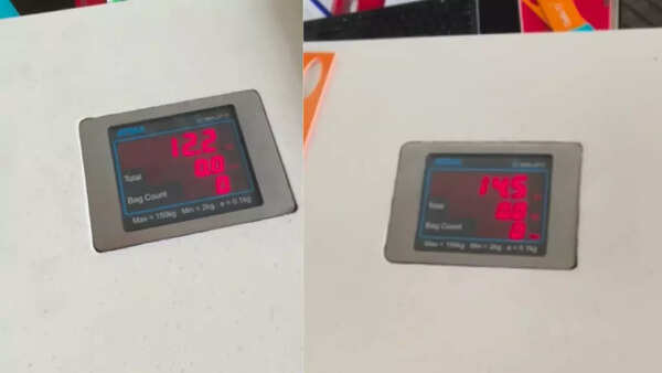 Weighty issue? IndiGo passenger finds different readings for same bag at Chandigarh airport; airline responds