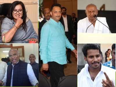 Karnataka Election Results 2019 LIVE Updates: Saffron wave sweeps Karnataka; Mallikarjun Kharge, Deve Gowda and Veerappa Moily suffer  humiliating defeat