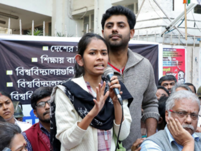 JNU Students' Union president Aishe Ghosh denied permission by Calcutta University for public meeting