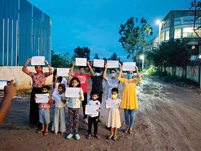 Rain-hit slush roads put kids in mood to protest