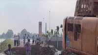 Path to Bangra Ghat Mahasetu in Bihar collapsed hours after its inauguration 