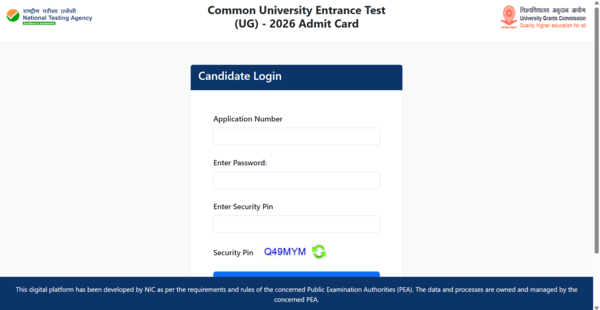 NTA CUET UG 2026 admit card released at cuet.nta.nic.in: Direct link to download hall ticket here