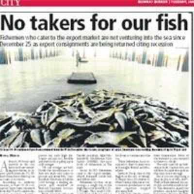 As exports dip, fish prices rise