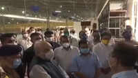 Amit Shah, CM Kejriwal visit Radha Saomi Satsang Beas covid care facility 