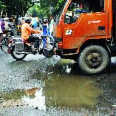 Potholes turn Ghatkopar roads into mess