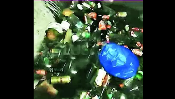 Liquor bottle near CM residence sparks row