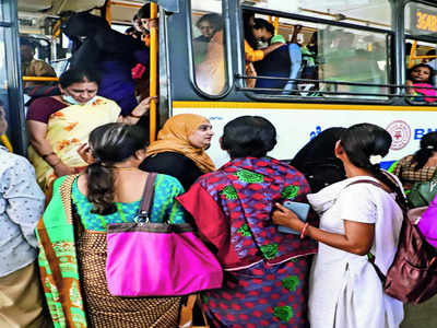 Shakti scheme crowds buses, but no pink service