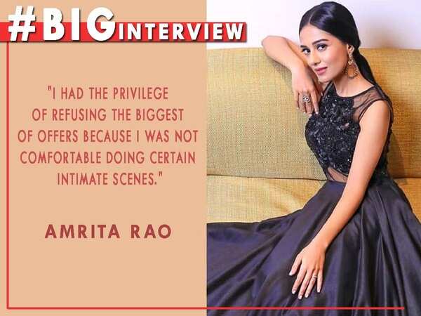 #BigInterview: Yes, I am nervous about motherhood...but looking forward to being a friend to this little wonder in my life, says Amrita Rao
