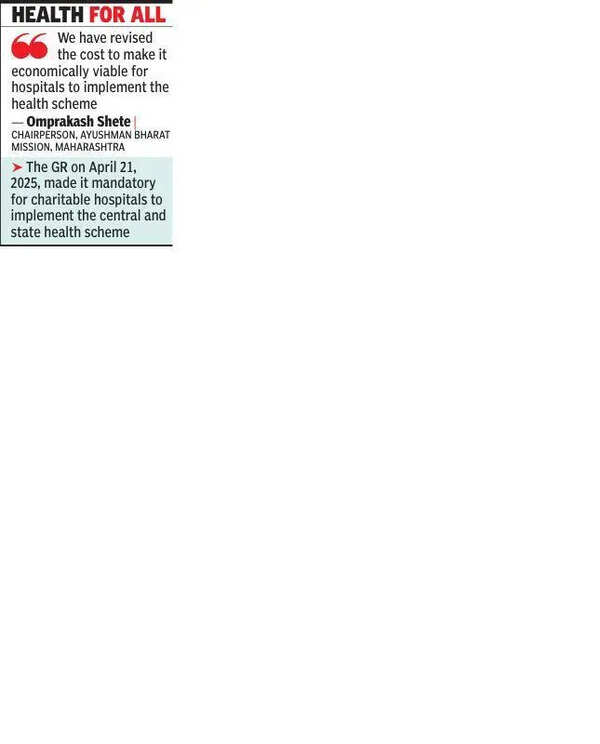 Charitable hosps ignore govt schemes year after GR, final warning issued