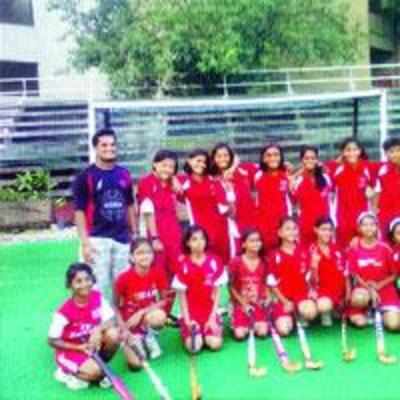 St Joseph's Kalamboli girls are district hockey champs