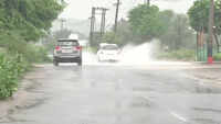 Streets in Delhi-NCR waterlogged following rainfall 