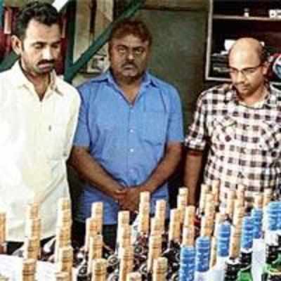Excise Dept seizes 400 bottles of foreign liquor worth Rs. 67 lakh