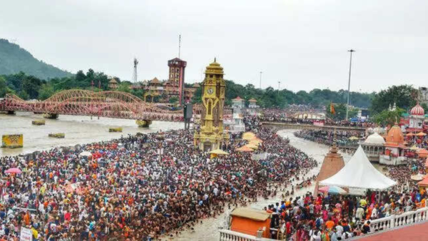 Pilgrim surge in Haridwar ahead of Shravan Shivaratri