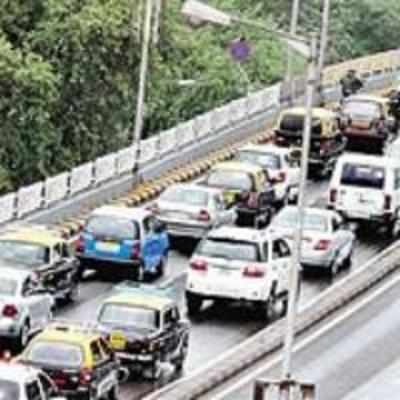 Two bridges and a bus lane