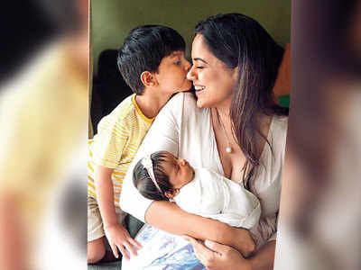 Sameera Reddy: Spent 9 months making this child, I am not going to be scared now