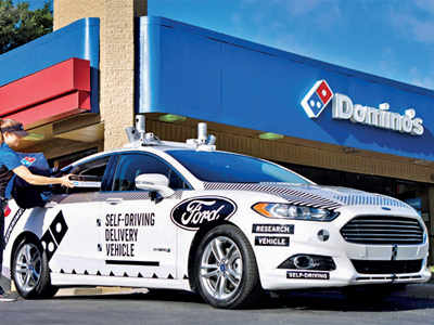 Domino’s test replaces delivery boys with self-driving cars