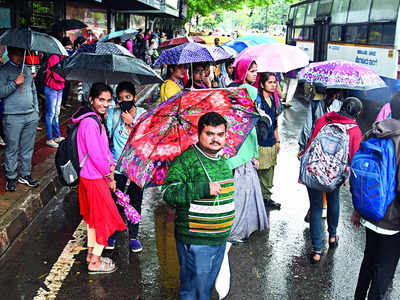 A cold day of rain in Bengaluru