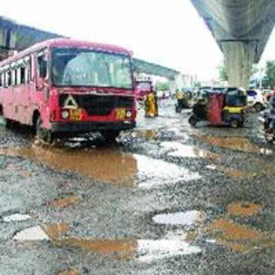 Pathetic condition of roads in Panvel makes driving a nightmare