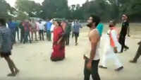Watch: Smriti Irani plays volleyball with party workers in Amethi 