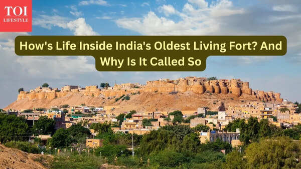How's life inside India's oldest living fort? And why is it called so?