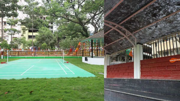Ambernath civic push: Shrikant Shinde inspects redevelopment of gardens, sports complex
