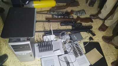 Hyderabad youth held for illegal possession of air guns, two passports