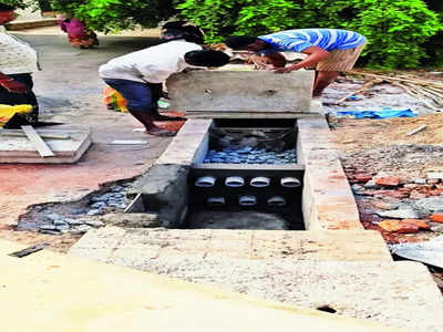 Citizens spearhead rainwater harvesting in Nagarjuna Layout