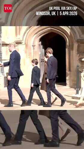 King Charles, Camilla Lead Family At Windsor Easter Gathering