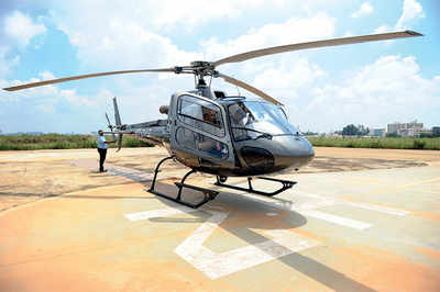 What grounded heli taxi from HAL Airport?