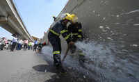 Ahead of monsoon, city conducts flood mock drill at key waterlogging hotspots