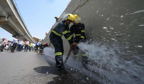 Ahead of monsoon, city conducts flood mock drill at key waterlogging hotspots
